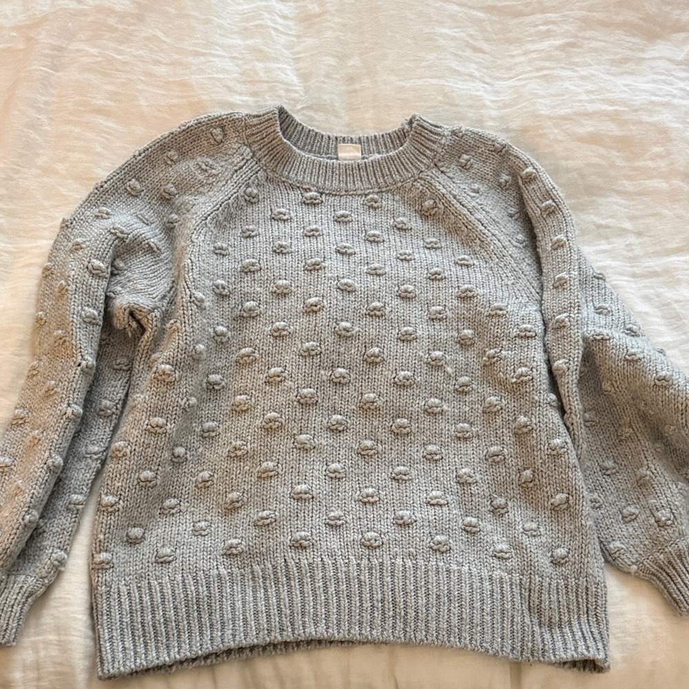 GAP Gray Textured Women's Sweater